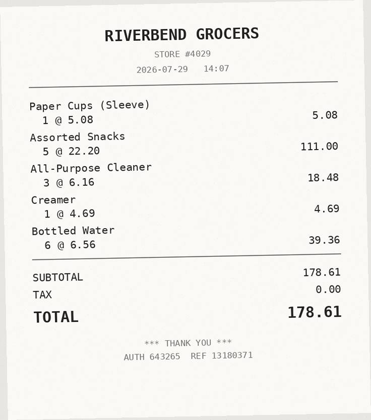 Receipt