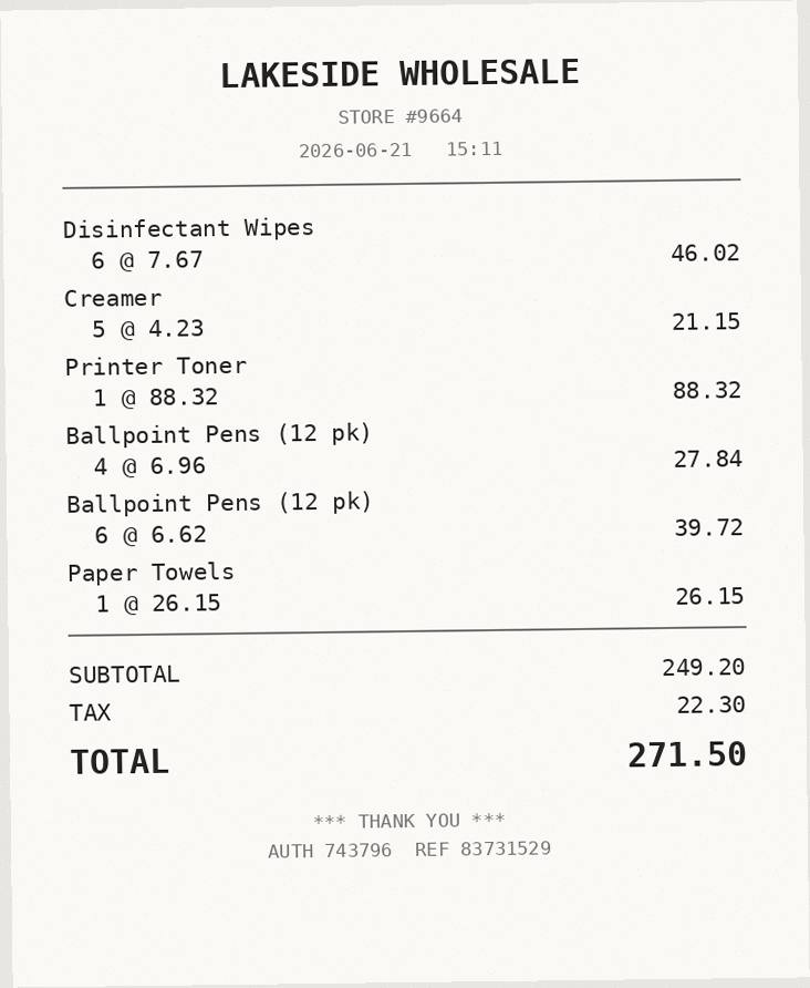 Receipt