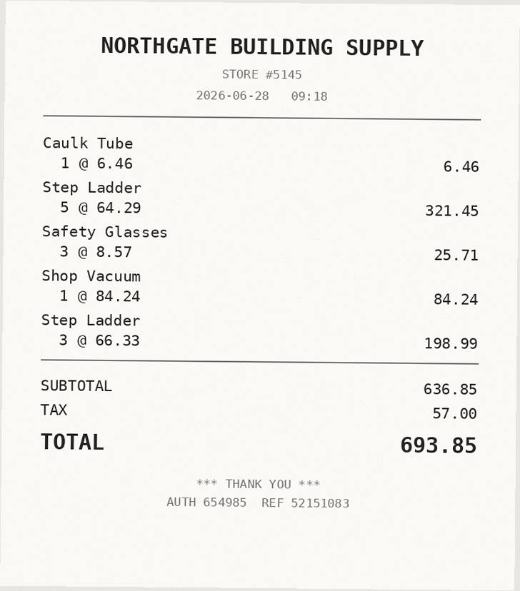 Receipt