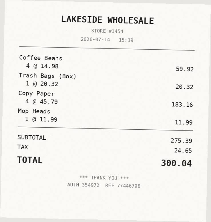 Receipt