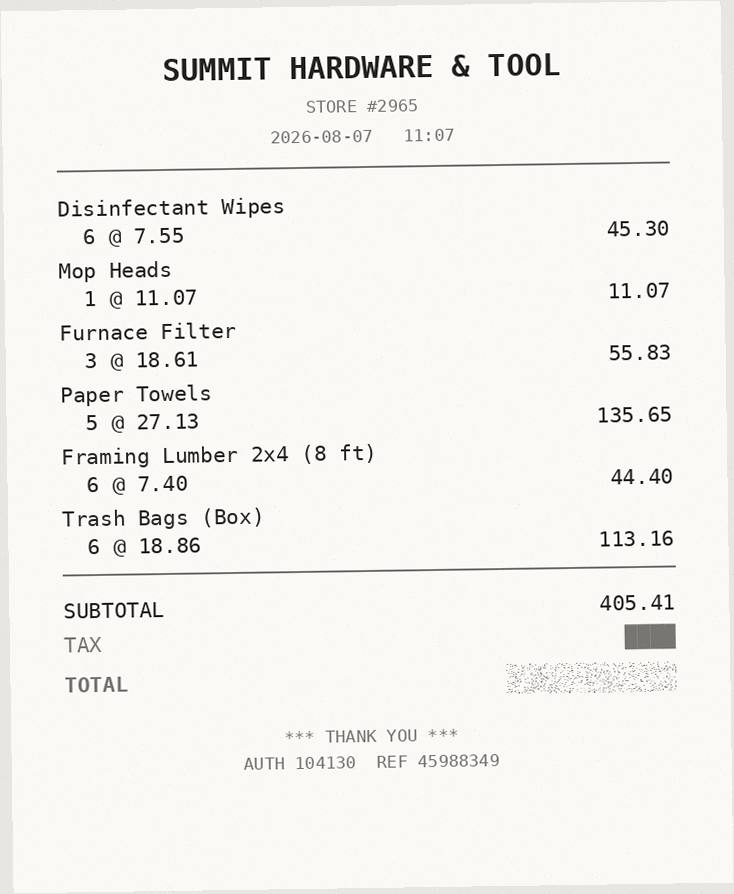 Receipt