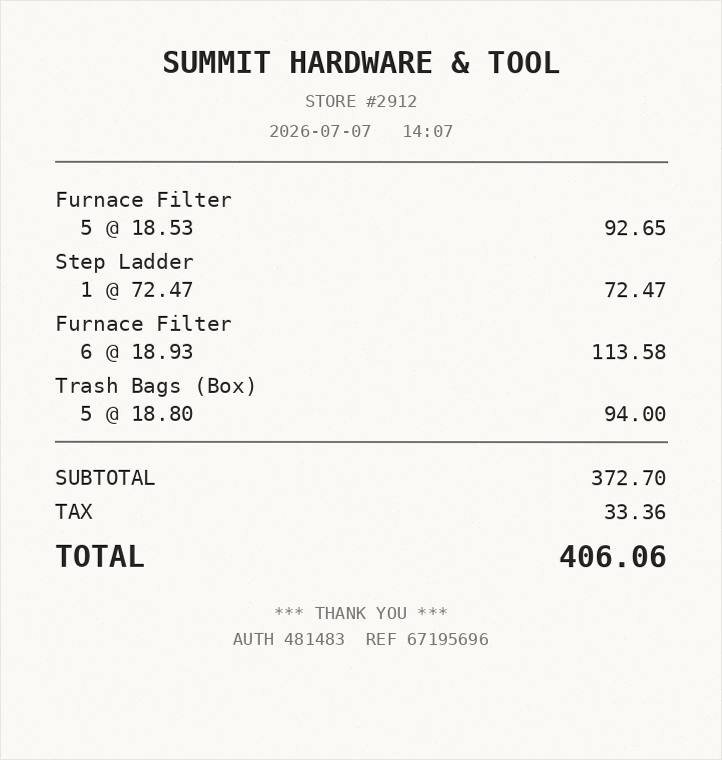 Receipt